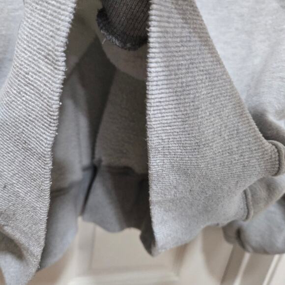 Papermoon Gray Snap Neck Fleece Pullover Sweatshirt Women’s M - Picture 7 of 7